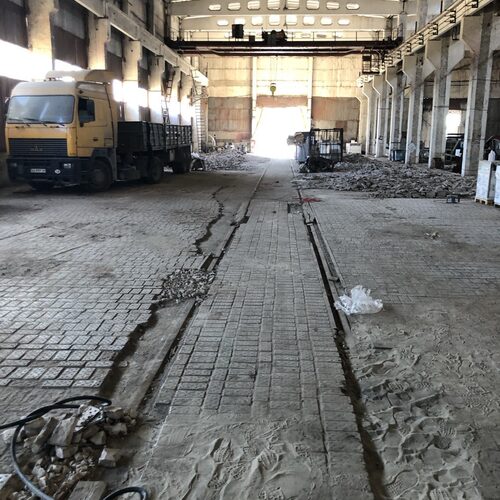 Реконструкция промышленного пола