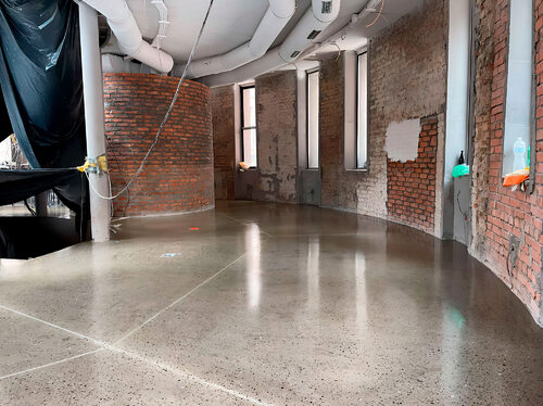 Шліфування бетону в стилі LOFT